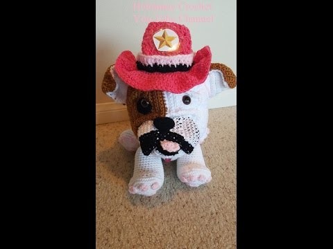 Crochet Amigurumi Bulldog Accessories Hats and Collar DIY Tutorial
