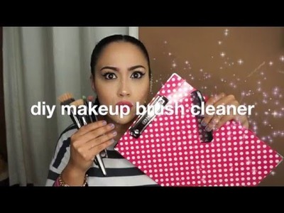 D.I.Y makeup brush cleaner | Miriam Marroquin