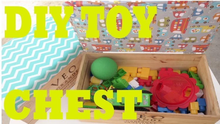 D.I.Y Toy Chest. Seat