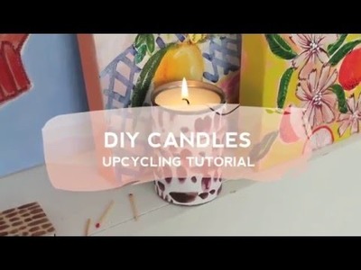 DIY CANDLES IN UP-CYCLED CANS
