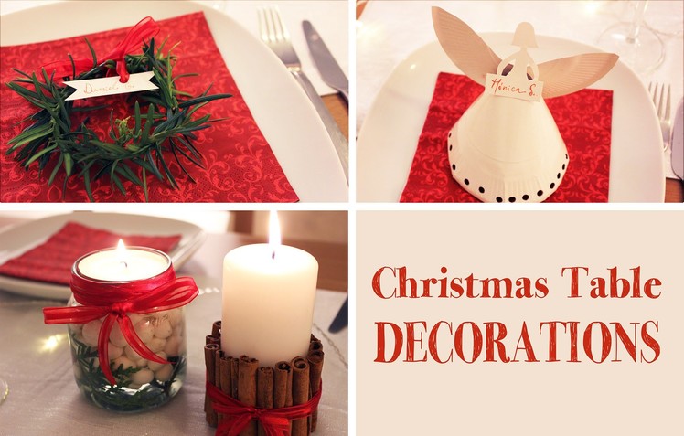 DIY | Christmas Table Decorations