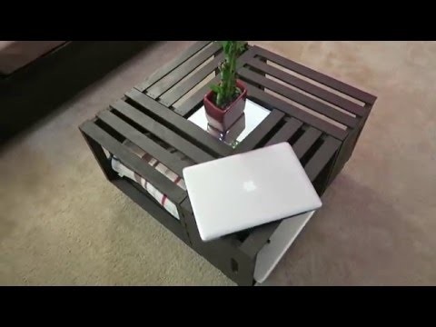 DIY Coffee Table | Wooden Crates