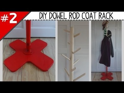 DIY Dowel Rod Coat Rack - Part 2 of 2