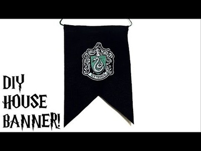 DIY Harry Potter House Crest Banner