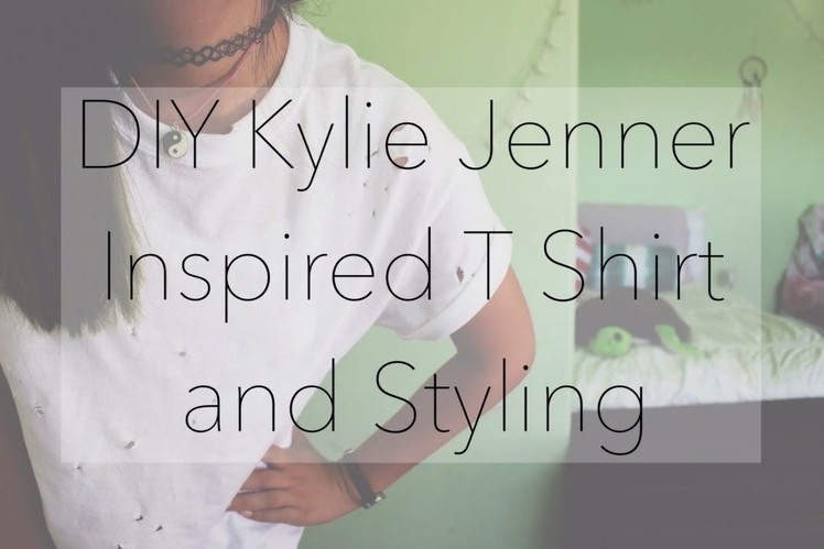 DIY Kylie Jenner Inspired Hole Shirt + 3 Ways to Style it