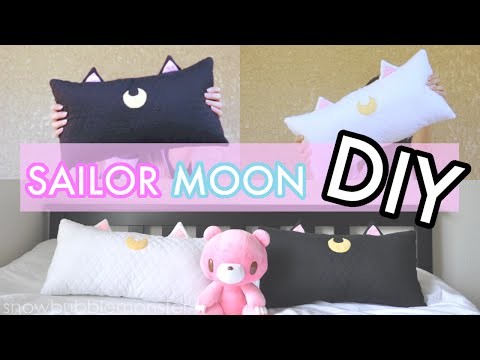 【DIY】『Luna and Artemis』Cat Pillow Cushion【Sailor Moon】| snowbubblemonster
