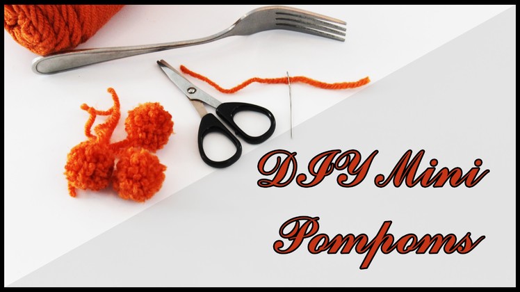 DIY Mini Yarn Pom Pom