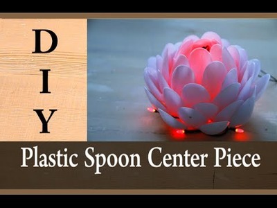 DIY Plastic Spoon Lamp | Easy Step By Step