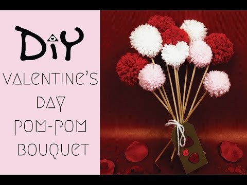 DIY pom-pom bouquet