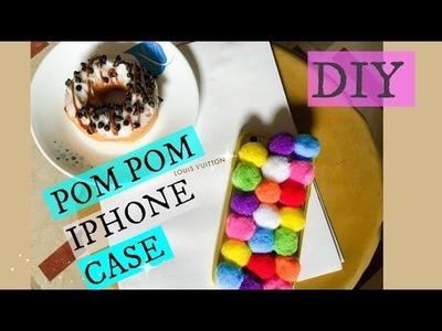 DIY "POMPOM" iphone case