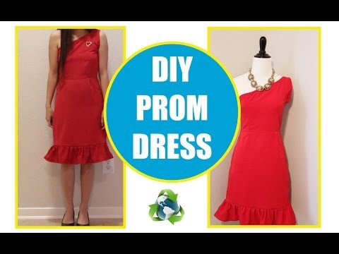DIY Prom Dress, One Shoulder Dress | Alterations