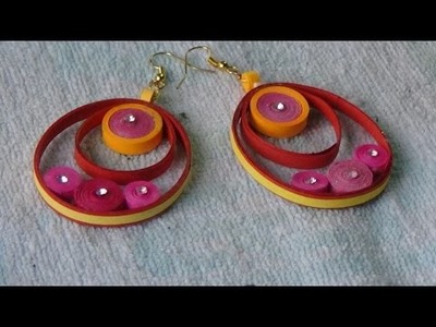 DIY: Quilling Earring Design (New) !!2016!!