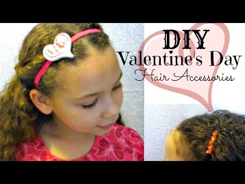 DIY Valentine's Day Hair Accessories
