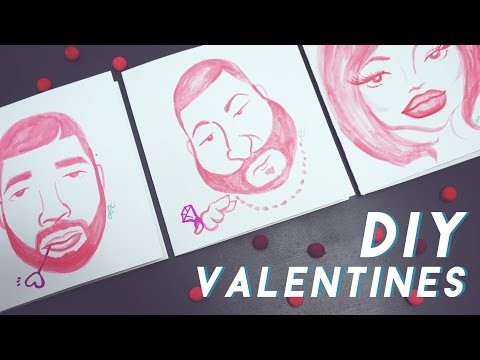 ✂ DIY Valentine's Drake, DJ Khaled & Kylie Jenner Cards