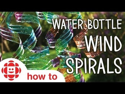 DIY Water Bottle Wind Spirals | Monkey Makes | Crafts For Kids