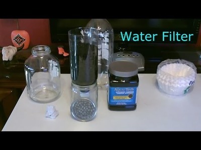 DIY Water Filter - Homemade "High-Volume" Water Filter - Easy DIY (makes tap water taste great!)