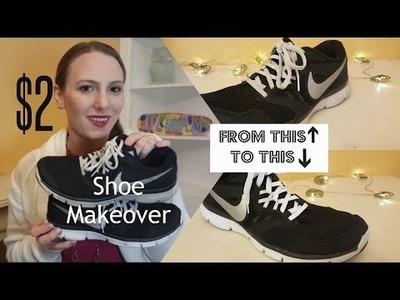 Dollar Tree DIY | $2 Shoe Makeover!!