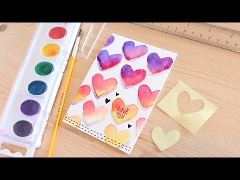Easy DIY Valentine's Day Card Made with Minimal Supplies