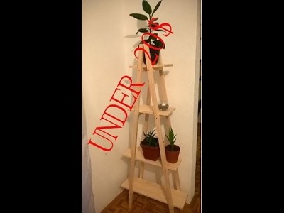 Flower ladder stand DIY under 20$