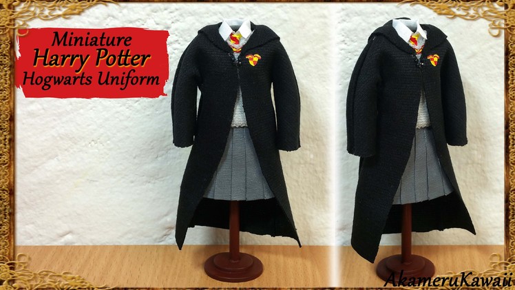 Harry Potter inspired Doll Uniform - Fabric Tutorial