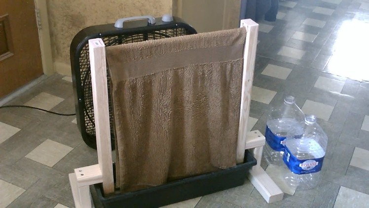 Homemade Evap. Air Cooler! - The DIY "Planter Box" AC (air cooler) - up to 30F drop! - Easy Instr.
