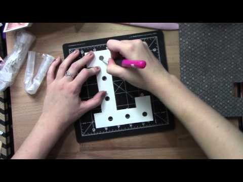 How To DIY Marquee Letters Howto Tuesday Eps 3.