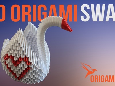 How to Make a 3D Origami Swan - Instructions