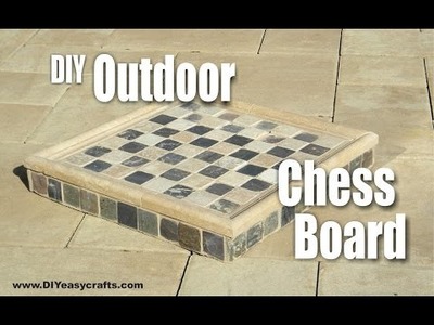 How to make a DIY Outdoor Chess Board