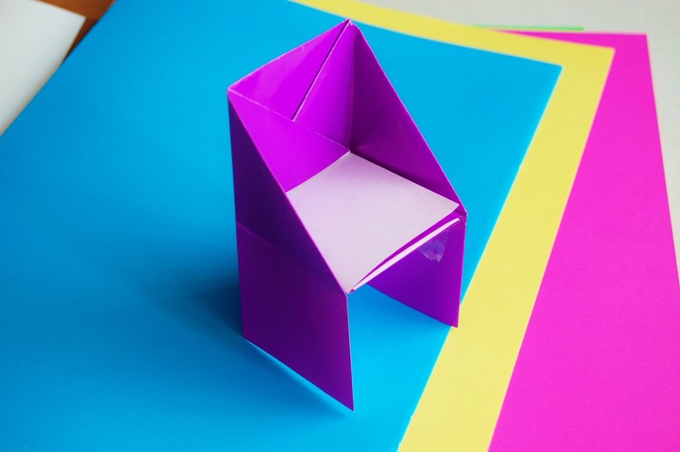How to make an origami chair