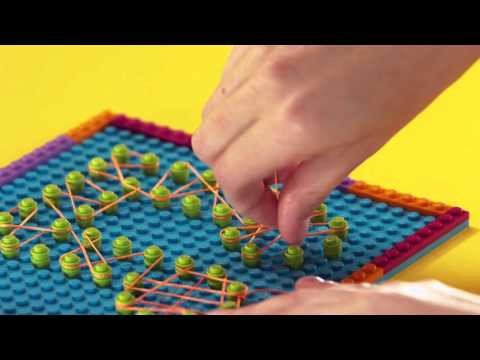 LEGO® Friends - How to: Andrea's DIY String Art Note