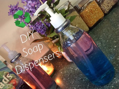 RECYCLING : DIY Snapple Bottle Soap Dispensers