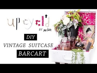 Upcycl'd: From Worn Out Suitcase To Wow Bar Cart | DIY Makeover | Home Decor | Mr Kate