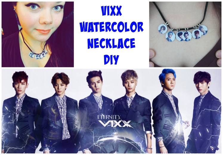 VIXX Watercolor Necklace DIY