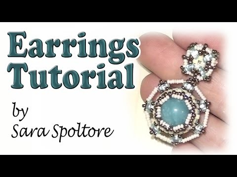 BeadsFriends: beading tutorial - DIY earrings using beads