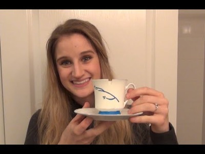 Belle's Chipped Tea Cup- DIY Once Upon A Time Tutorial- Belle Cosplay
