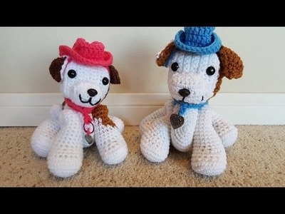 Crochet Amigurumi Bulldog Puppies DIY Tutorial