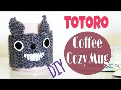 Cute Totoro Coffee Cozy Mug | DIY Kawaii | Double Crochet