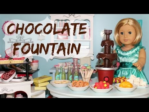 DIY American Girl Chocolate Fountain