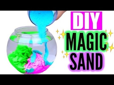 DIY Aqua Magic Sand! Cool Sand That Never Gets Wet!
