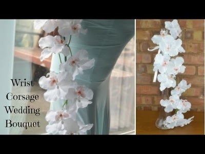 DIY Bridal Bouquet:  Corsage style wedding flowers
