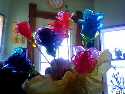 DIY Candy Flowers. cheap and pretty!!!!