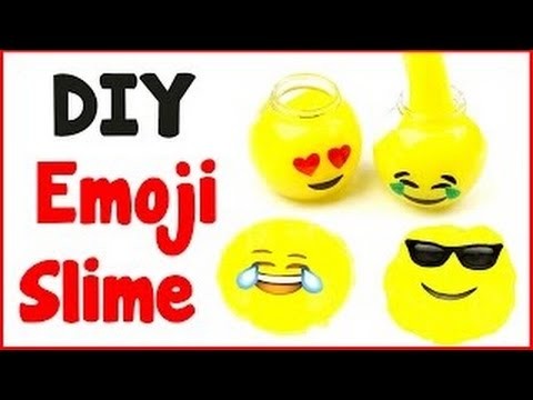 DIY Crafts: How To Make Emoji Slime DIY Slime with 3 Ingredients!