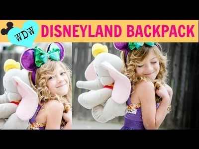 DIY Disneyland NO SEW Dumbo Backpack for The Park!