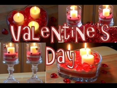 DIY - Dollar Store - Valentine's Candle Holders Ideas