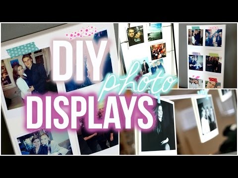 DIY Easy Displays for Polaroid Pictures!