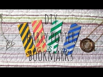DIY : Harry Potter (Houses of Hogwarts) bookmarks | Collab with Lifeasnikki