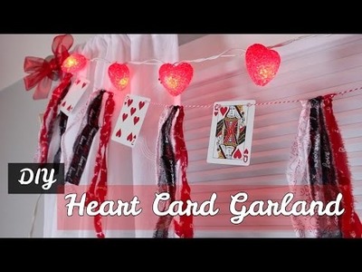 DIY | Heart Playing Card Garland
