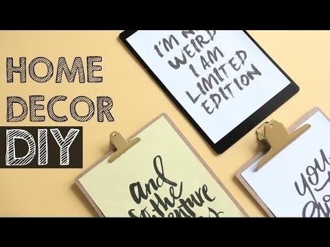 DIY Home Decor | Clipboard