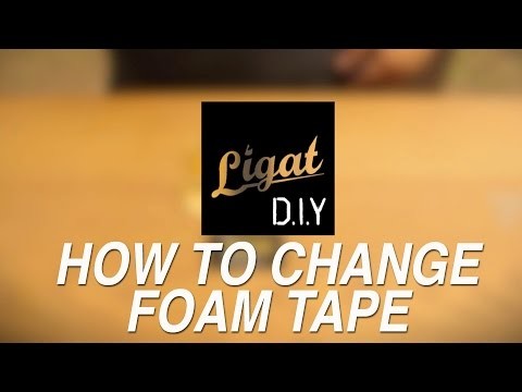 DIY - How To Change Fingerboard Foamtape.