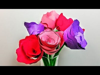 DIY: How to Make a Beautiful Paper Flower Bouquet, Perfect for Valentines' Day!
